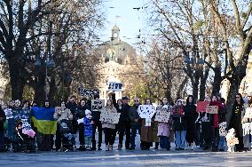 Dont Be Silent! Captivity Kills rally in Lviv