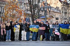 Dont Be Silent! Captivity Kills rally in Lviv