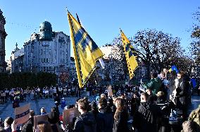 Dont Be Silent! Captivity Kills rally in Lviv