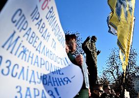 Dont Be Silent! Captivity Kills rally in Lviv