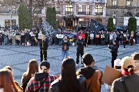 Dont Be Silent! Captivity Kills rally in Lviv