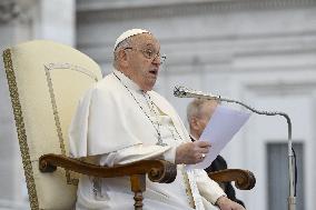 Pope Francis Wednesday Audience - Vatican