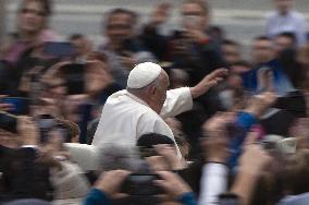 Pope Francis Weekly General Audience - Vatican