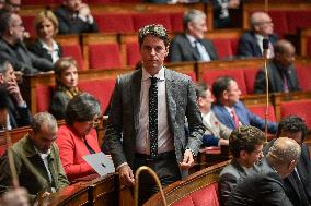 Questions to the government at the National Assembly in Paris FA