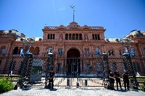 Visit Of The Italian Prime Minister Giorgia Meloni To Argentina