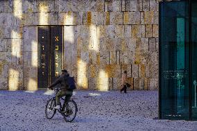 Everyday Life Scenes At Munich Jewish Synagogue Ohel Jakob