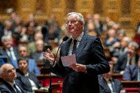 Session Of Discussion At French Senate - Paris