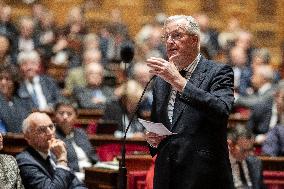 Session Of Discussion At French Senate - Paris