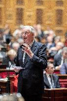 Session Of Discussion At French Senate - Paris