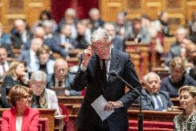 Session Of Discussion At French Senate - Paris