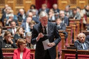 Session Of Discussion At French Senate - Paris