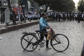 Student Clash In Dhaka