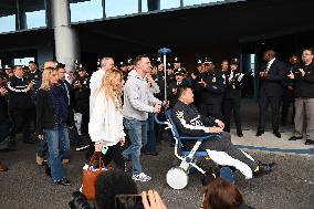 7-year NYPD Officer Rich Wong Released From Jamaica Hospital In Jamaica Queens New York