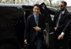 PM Trudeau At Parliament Hill - Ottawa