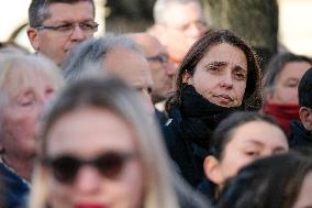 Tribute to Madeleine Riffaud At Montparnasse Cemetery - Paris