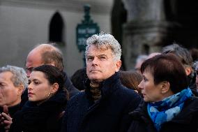 Tribute to Madeleine Riffaud At Montparnasse Cemetery - Paris