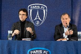 Paris FC Press Conference - Orly