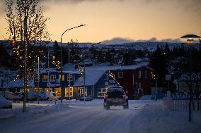 Daily Life In Húsavík, Iceland.