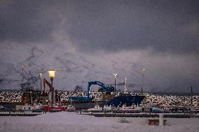 Daily Life In Húsavík, Iceland.