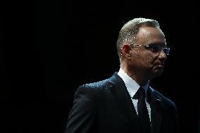 President Of Poland Andrzej Duda At The 35th Anniversary Gala Of The Scouting Association Of The Republic Of Poland In Krakow