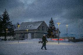 Daily Life In Húsavík, Iceland.