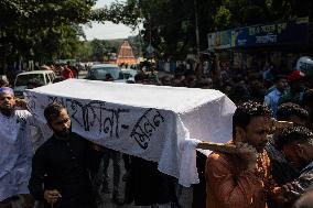 Coffin Procession In Dhaka