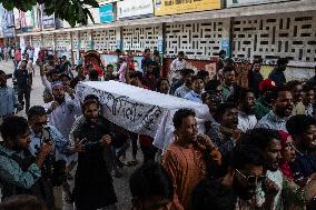 Coffin Procession In Dhaka