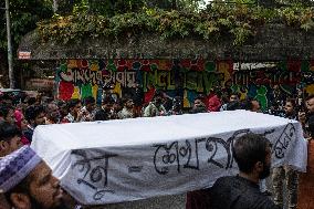 Coffin Procession In Dhaka