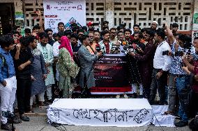 Coffin Procession In Dhaka