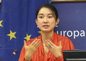 Japan's #MeToo symbol at European Parliament