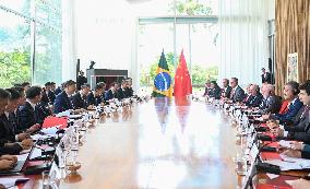 Xi Visits Brazilia