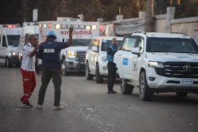 Aftermath of Israeli Airstrike in Gaza, Palestine