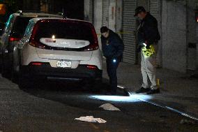 NYPD Crime Scene Investigates Fatal Stabbing Of A 32-year-old Man In The Tompkinsville Neighborhood Of Staten Island New York