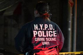 NYPD Crime Scene Investigates Fatal Stabbing Of A 32-year-old Man In The Tompkinsville Neighborhood Of Staten Island New York