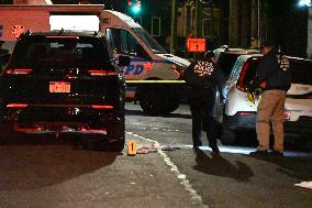 NYPD Crime Scene Investigates Fatal Stabbing Of A 32-year-old Man In The Tompkinsville Neighborhood Of Staten Island New York