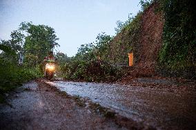 Flash Floods And Landslides Hit Natural Tourism Areas