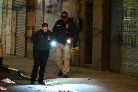 NYPD Crime Scene Investigates Fatal Stabbing Of A 32-year-old Man In The Tompkinsville Neighborhood Of Staten Island New York