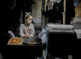 Displaced Palestinians Daily Life - Gaza