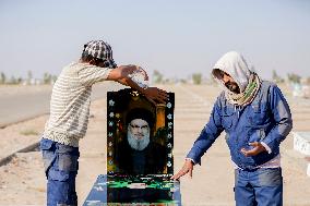 Hassan Nasrallah Symbolic Grave - Iraq