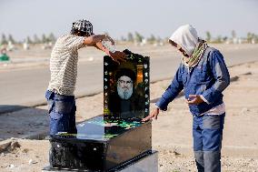 Hassan Nasrallah Symbolic Grave - Iraq