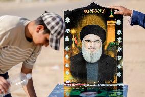 Hassan Nasrallah Symbolic Grave - Iraq