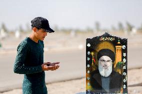 Hassan Nasrallah Symbolic Grave - Iraq