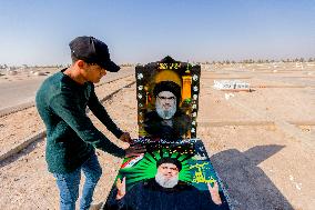 Hassan Nasrallah Symbolic Grave - Iraq