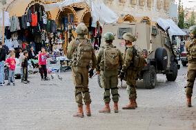 IDF Raids Old City - Hebron