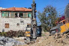 Palestinian Home Demolished - Hebron