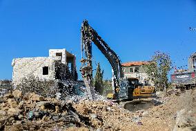 Palestinian Home Demolished - Hebron