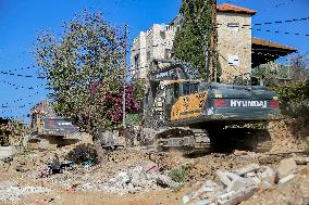 Palestinian Home Demolished - Hebron