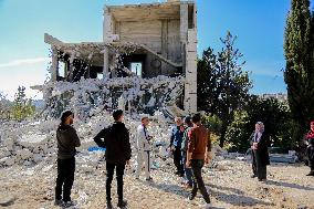 Palestinian Home Demolished - Hebron