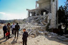 Palestinian Home Demolished - Hebron