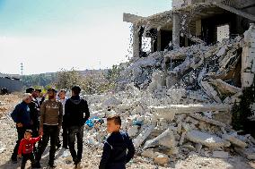 Palestinian Home Demolished - Hebron